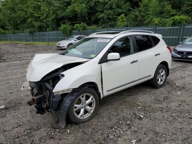 JN8AS5MV5BW300879 - 2011 NISSAN ROGUE S WHITE photo 1