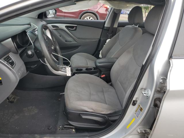 5NPDH4AEXDH325680 - 2013 HYUNDAI ELANTRA GLS SILVER photo 7