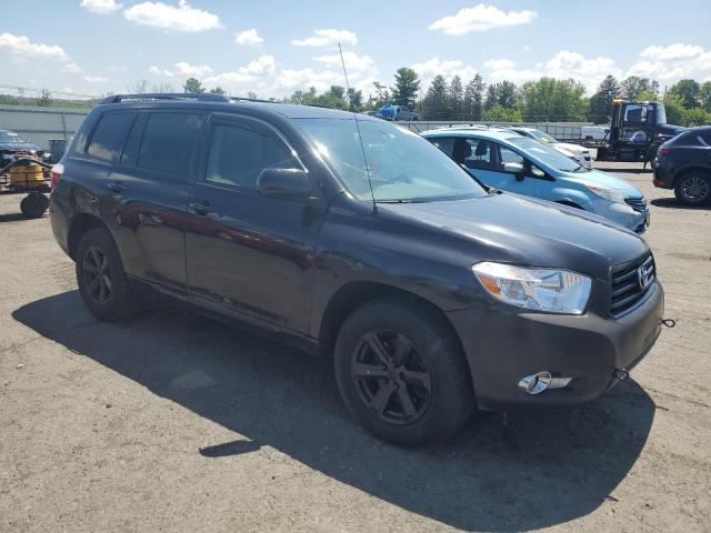 JTEES41A282060551 - 2008 TOYOTA HIGHLANDER BLACK photo 4