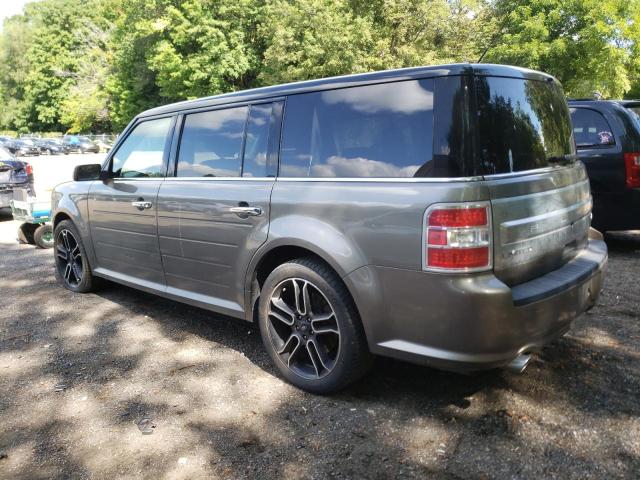 2FMHK6D8XEBD18287 - 2014 FORD FLEX LIMITED GRAY photo 2