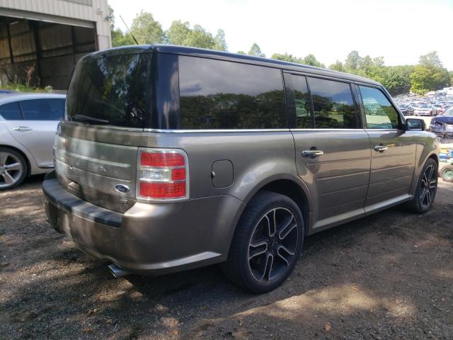 2FMHK6D8XEBD18287 - 2014 FORD FLEX LIMITED GRAY photo 3