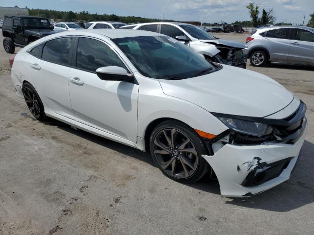 2HGFC2F82KH570348 - 2019 HONDA CIVIC SPORT WHITE photo 4