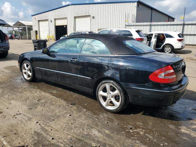 WDBTK65J35F124228 - 2005 MERCEDES-BENZ CLK 320 BLACK photo 2