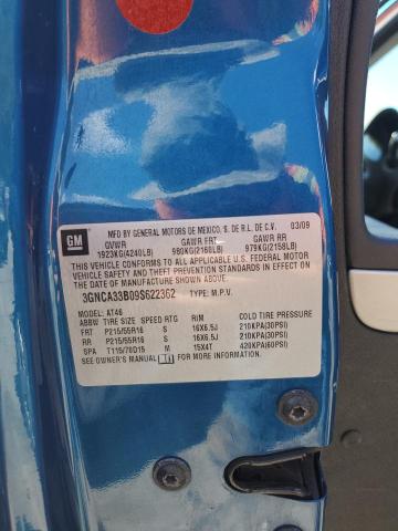 3GNCA33B09S622362 - 2009 CHEVROLET HHR LS 蓝色 照片 12