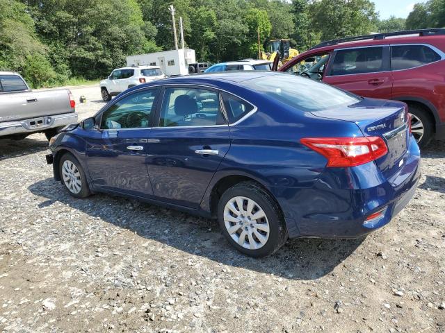 3N1AB7AP7KY443194 - 2019 NISSAN SENTRA S BLUE photo 2
