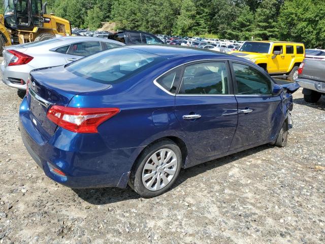 3N1AB7AP7KY443194 - 2019 NISSAN SENTRA S BLUE photo 3