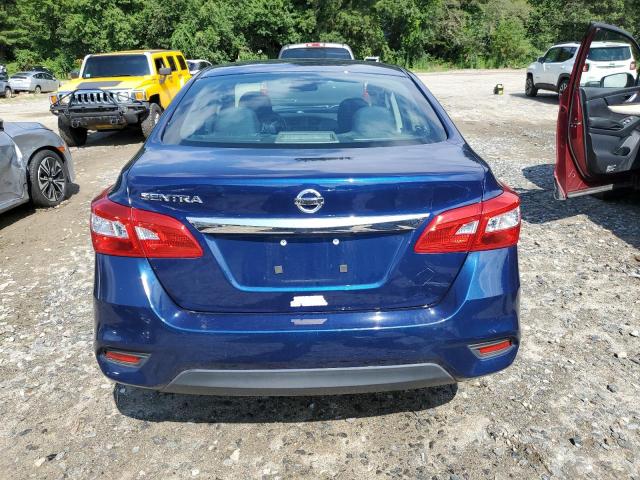 3N1AB7AP7KY443194 - 2019 NISSAN SENTRA S BLUE photo 6