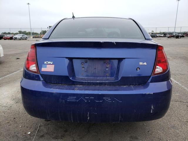 1G8AL55B16Z200077 - 2006 SATURN ION LEVEL 3 BLUE photo 6