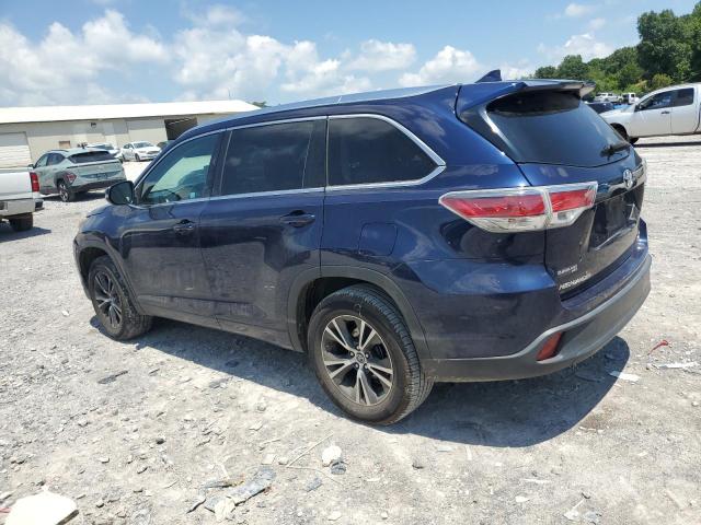 5TDKKRFH0GS144398 - 2016 TOYOTA HIGHLANDER XLE Mavi foto 2
