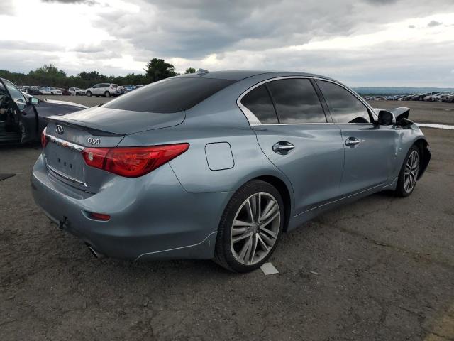 JN1BV7AR7EM703209 - 2014 INFINITI Q50 BASE 蓝色 照片 3