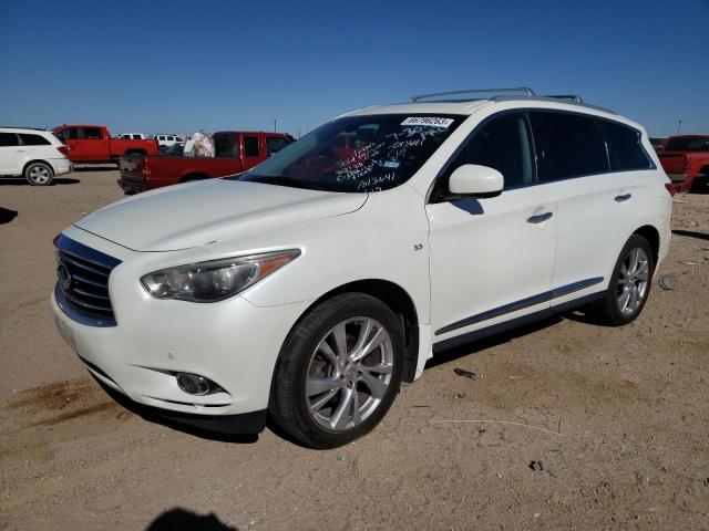 5N1AL0MM1FC525211 - 2015 INFINITI QX60 WHITE photo 1