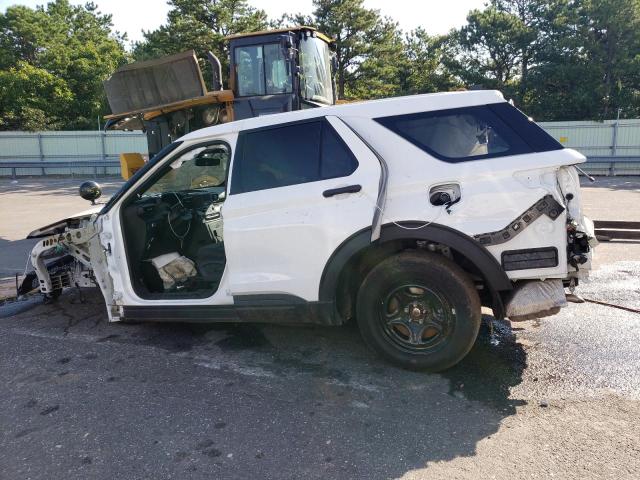 1FM5K8AW2MNA19686 - 2021 FORD EXPLORER POLICE INTERCEPTOR WHITE photo 2