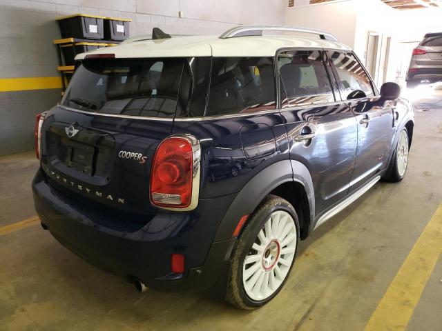 WMZYT5C39H3D79347 - 2017 MINI COOPER S COUNTRYMAN ALL4 BLUE photo 4