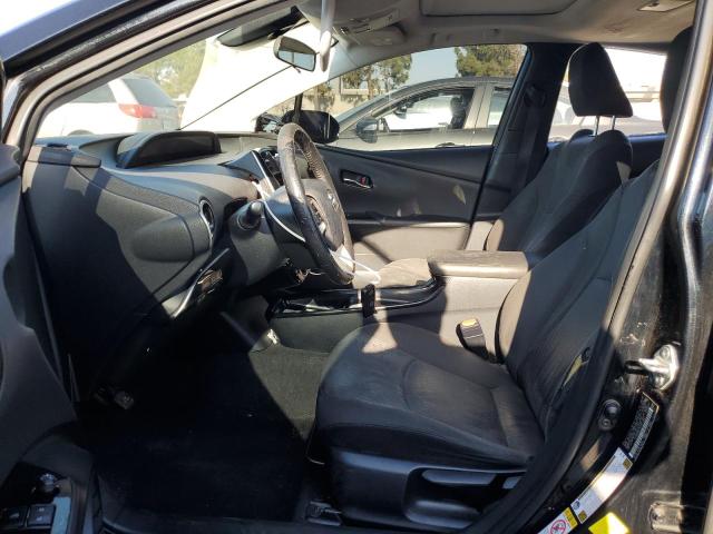 JTDKARFUXG3514080 - 2016 TOYOTA PRIUS BLACK photo 7