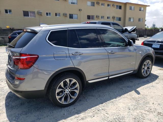 5UXWX7C57F0K33533 - 2015 BMW X3 XDRIVE35I GRAY photo 3