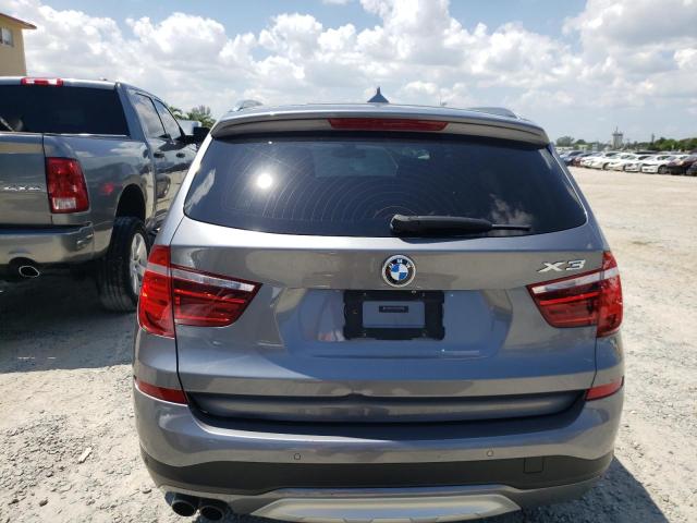 5UXWX7C57F0K33533 - 2015 BMW X3 XDRIVE35I GRAY photo 6