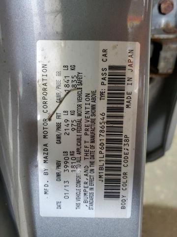 JM1BL1LP6D1786546 - 2013 MAZDA 3 I SILVER photo 13