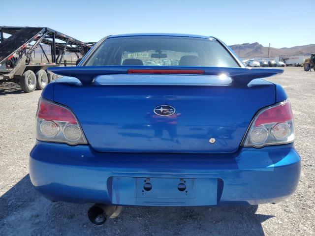 JF1GD79606G518506 - 2006 SUBARU IMPREZA WRX BLUE photo 6