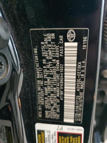 4T1BF1FK9HU441602 - 2017 TOYOTA CAMRY LE BLACK photo 13