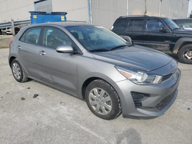 3KPA25AD0ME382833 - 2021 KIA RIO S GRAY photo 4