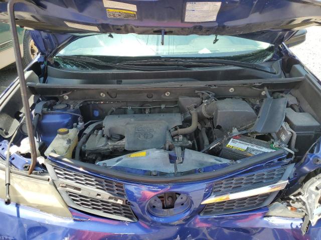 2T3ZFREV2FW211834 - 2015 TOYOTA RAV4 LE BLUE photo 12