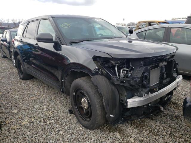 1FM5K8AB7MGB05223 - 2021 FORD EXPLORER POLICE INTERCEPTOR BLACK photo 1
