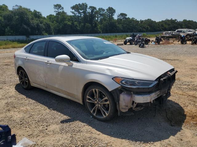 3FA6P0K9XHR263826 - 2017 FORD FUSION TITANIUM WHITE photo 4