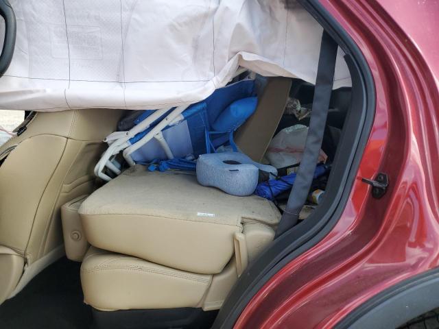 1FM5K7F84GGB01299 - 2016 FORD EXPLORER LIMITED RED photo 11