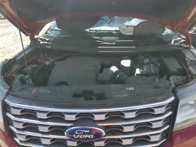 1FM5K7F84GGB01299 - 2016 FORD EXPLORER LIMITED RED photo 12