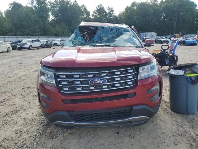 1FM5K7F84GGB01299 - 2016 FORD EXPLORER LIMITED RED photo 5