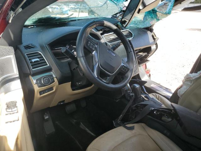 1FM5K7F84GGB01299 - 2016 FORD EXPLORER LIMITED RED photo 8