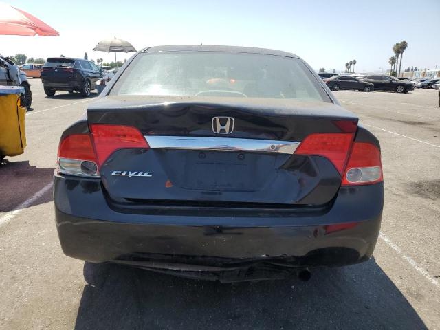 19XFA1F58AE052954 - 2010 HONDA CIVIC LX BLACK photo 6