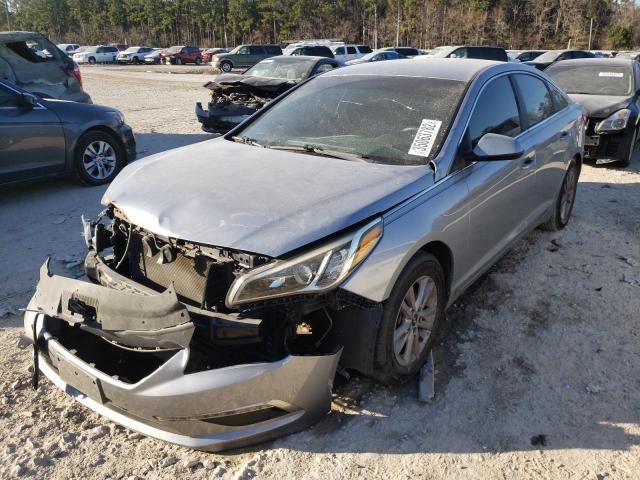 5NPE24AF6FH008531 - 2015 HYUNDAI SONATA SE BLUE photo 2