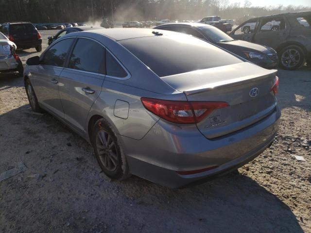 5NPE24AF6FH008531 - 2015 HYUNDAI SONATA SE BLUE photo 3