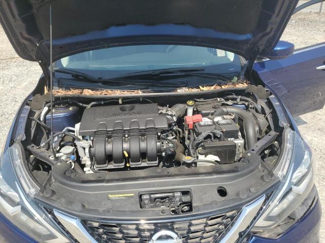 3N1AB7AP0HY219970 - 2017 NISSAN SENTRA S BLUE photo 11