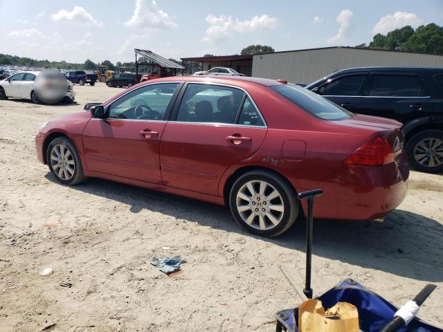 1HGCM66557A024095 - 2007 HONDA ACCORD EX BURGUNDY photo 2