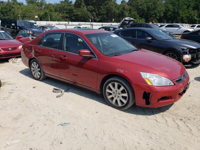 1HGCM66557A024095 - 2007 HONDA ACCORD EX BURGUNDY photo 4