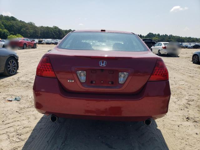 1HGCM66557A024095 - 2007 HONDA ACCORD EX BURGUNDY photo 6