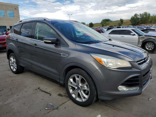 1FMCU0JX8EUB49670 - 2014 FORD ESCAPE TITANIUM GRAY photo 4