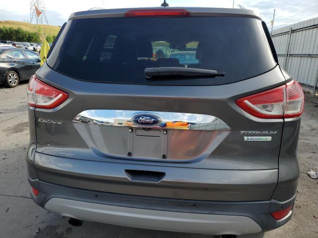 1FMCU0JX8EUB49670 - 2014 FORD ESCAPE TITANIUM GRAY photo 6