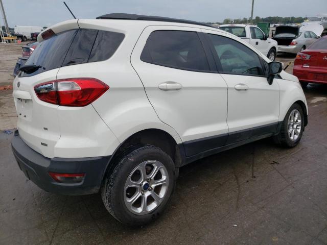 MAJ3P1TE9JC202461 - 2018 FORD ECOSPORT SE WHITE photo 3