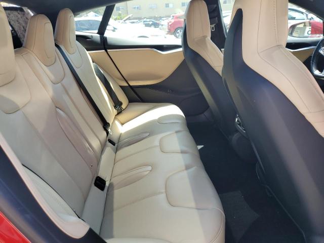 5YJSA1E22GF123414 - 2016 TESLA MODEL S أحمر صورة 6