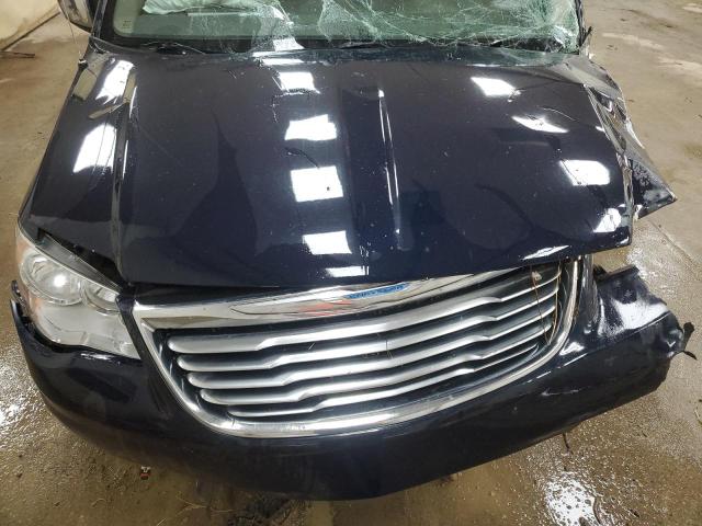 2C4RC1CGXGR174879 - 2016 CHRYSLER TOWN & COU TOURING L BLUE photo 12