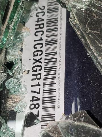 2C4RC1CGXGR174879 - 2016 CHRYSLER TOWN & COU TOURING L BLUE photo 14