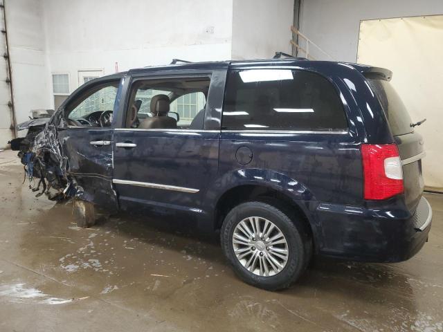 2C4RC1CGXGR174879 - 2016 CHRYSLER TOWN & COU TOURING L BLUE photo 2