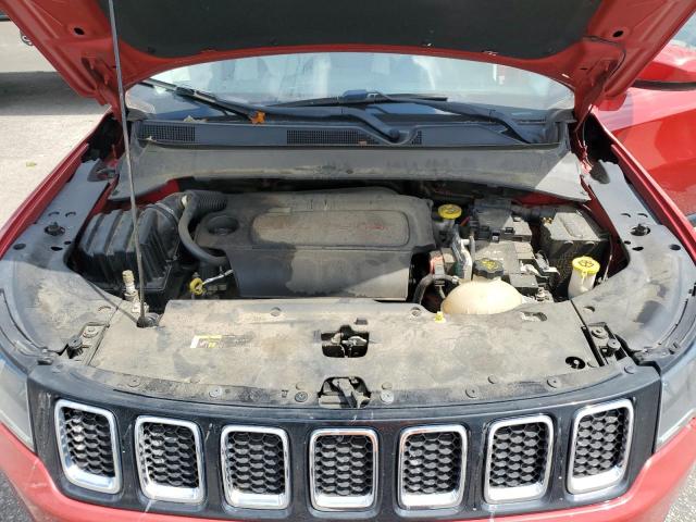 3C4NJDBB5JT435660 - 2018 JEEP COMPASS LATITUDE Червоний фото 11