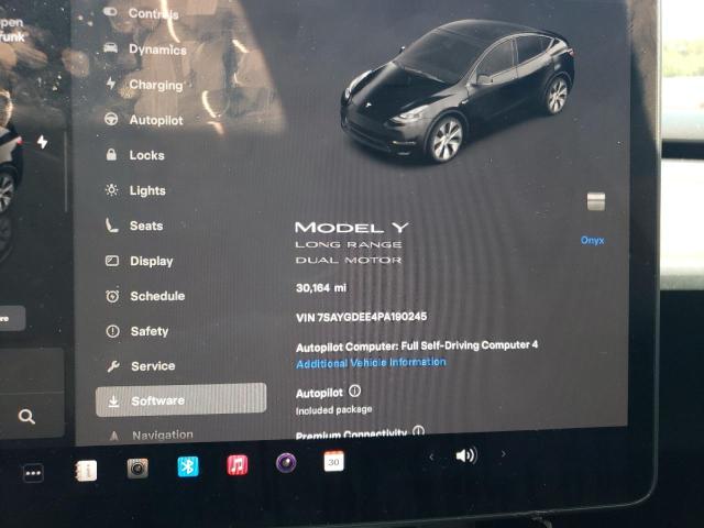 7SAYGDEE4PA190245 - 2023 TESLA MODEL Y Қара фото 9