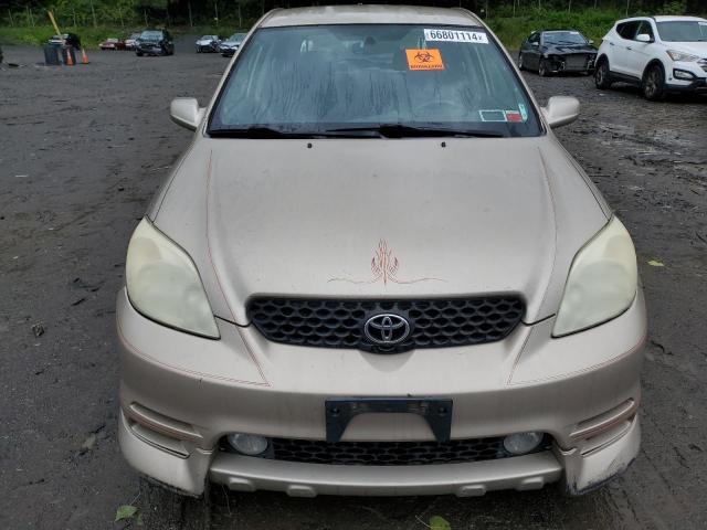 2T1KR32E43C058440 - 2003 TOYOTA COROLLA MA XR BEIGE photo 5