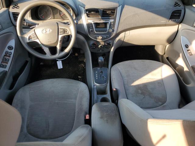 KMHCT4AE5GU138735 - 2016 HYUNDAI ACCENT SE GRAY photo 8