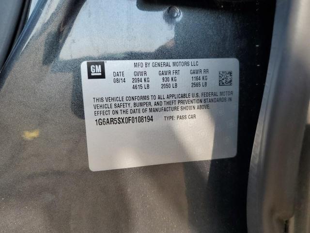 1G6AR5SX0F0108194 - 2015 CADILLAC CTS LUXURY COLLECTION 灰色 照片 13